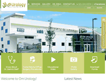 Tablet Screenshot of om-urology.com